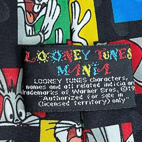 Vintage looney tunes mania bugs bunny neck tie - Picture 2 of 3